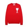 Ami de Coeur Red Crewneck Jumper