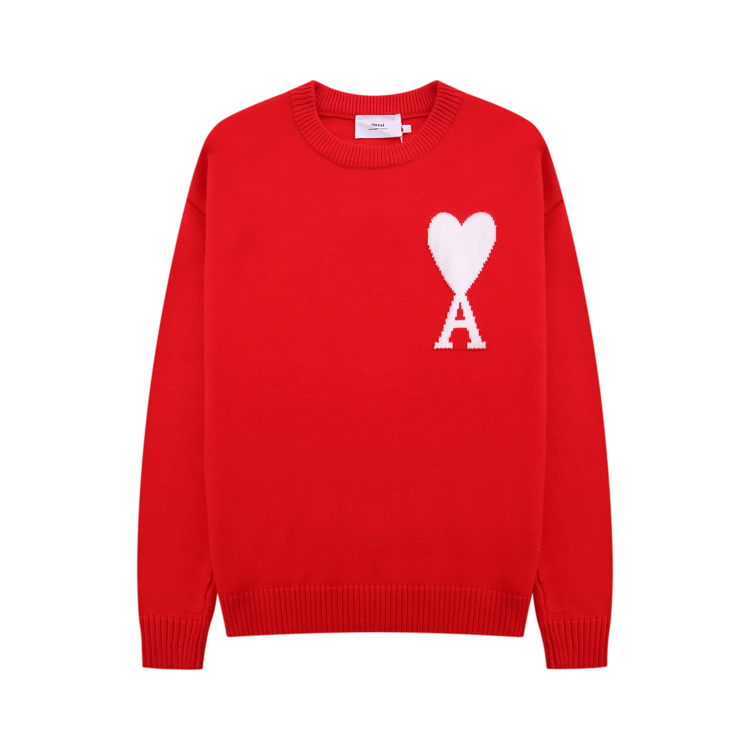 Ami de Coeur Red Crewneck Jumper
