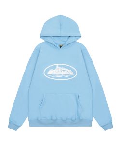 Corteiz Alcatraz Light blue Hoodie