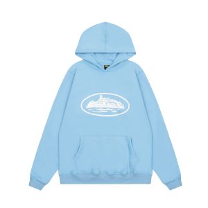 Corteiz Alcatraz Light blue Hoodie