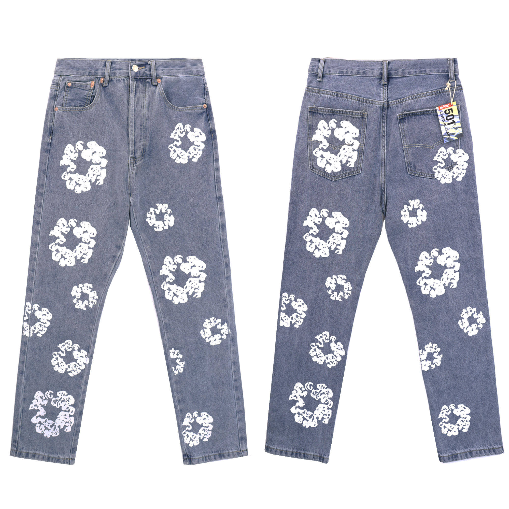 The Cotton Wreath Jean Light Wash
