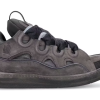 Lanvin Leather Curb Dark Grey