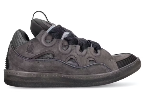 Lanvin Leather Curb Dark Grey