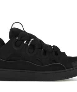 Lanvin Leather Curb Triple Black