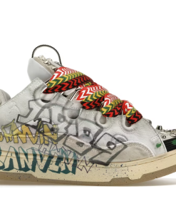Lanvin Curb Sneaker Graffiti