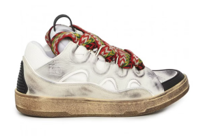 Lanvin Curb Sneaker Vintage White