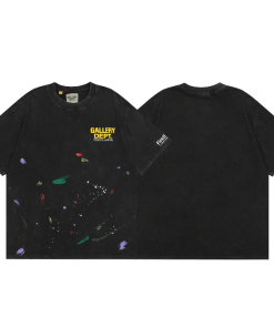 Gallery Dept. Black Painted T-Shirt