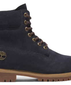 Timberland Heritage 6 Inch Lace Up Waterproof "Dark Blue Suede"