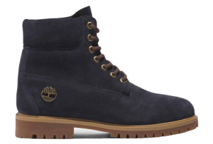 Timberland Heritage 6 Inch Lace Up Waterproof "Dark Blue Suede"