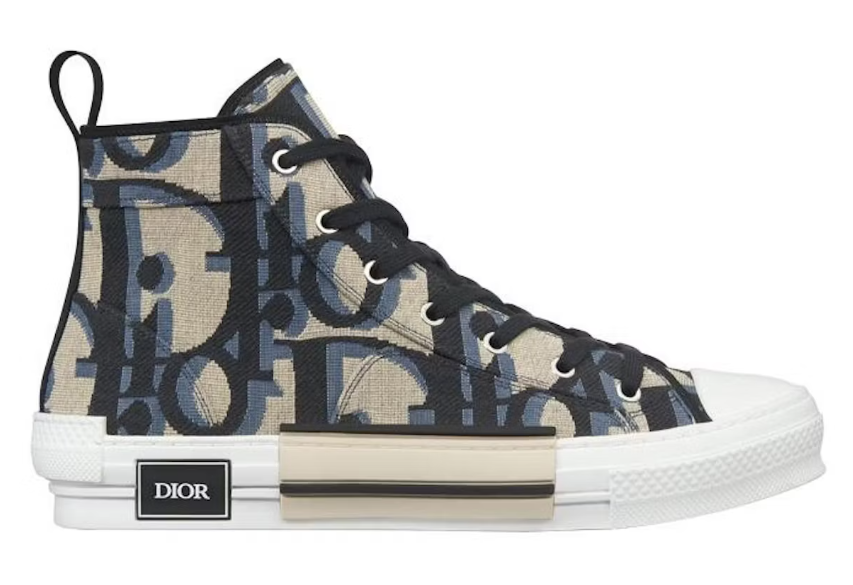 Dior B23 High Top 'Maxi Dior Oblique Beige Black'