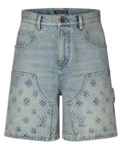 Louis Vuitton Denim Carpenter Shorts