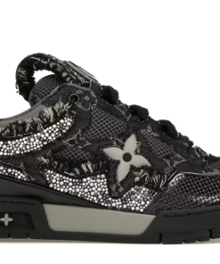 Louis Vuitton Skate "Black Swarovski Monogran"