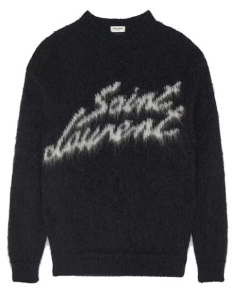 Saint Laurent 90S Sweater In Mohair