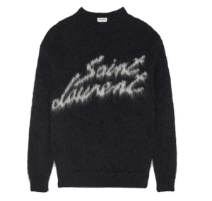 Saint Laurent 90S Sweater In Mohair