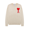Ami de Coeur Cream Crewneck Jumper