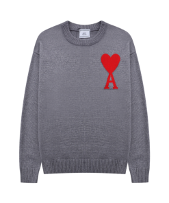 Ami de Coeur Grey Crewneck Jumper