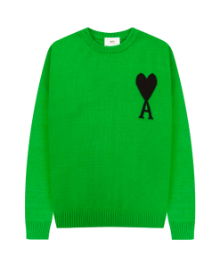 Ami de Coeur Green Crewneck Jumper