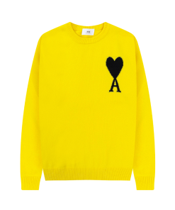 Ami de Coeur Yellow Crewneck Jumper