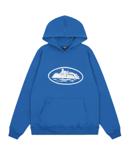 Corteiz Alcatraz Blue Hoodie