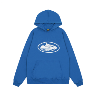 Corteiz Alcatraz Blue Hoodie