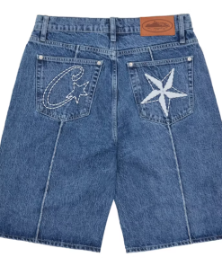Corteiz C-Star Denim Jorts