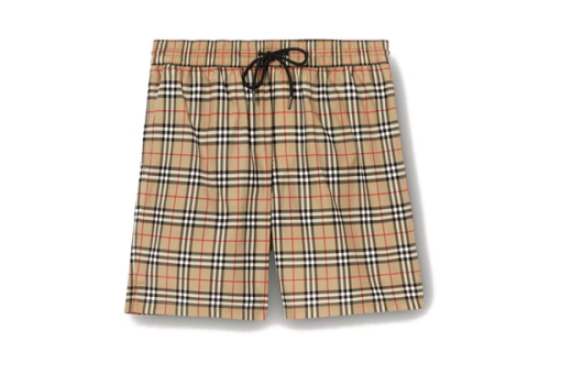 Burberry Check Drawcord Swim Shorts