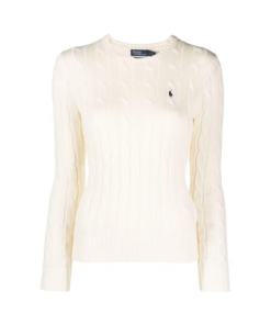 Polo Ralph Lauren Cable-Knit Cotton Crewneck Sweater