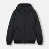Stone Island Logo Patch Hooded Track Jacket