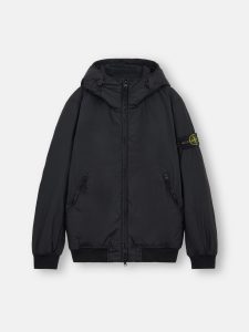 Stone Island Logo Patch Hooded Track Jacket