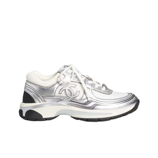 Chanel Sneakers Silver
