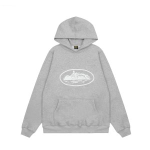 Corteiz Alcatraz Grey Hoodie
