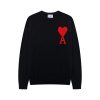 Ami de Coeur Black Crewneck Jumper